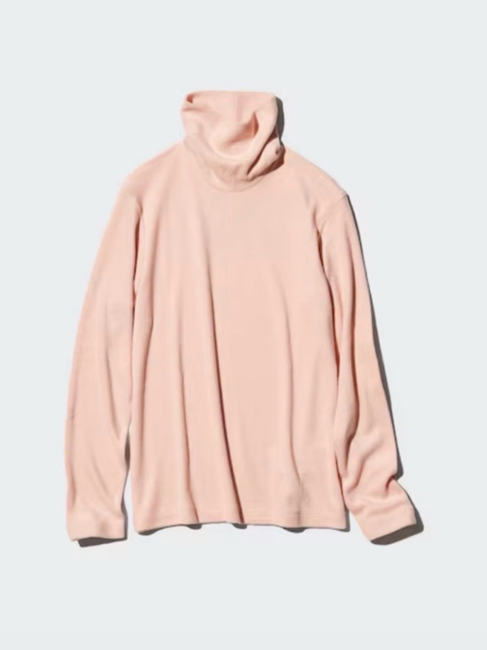 Uniqlo Heattech Women's Pink Turtleneck Sweater small